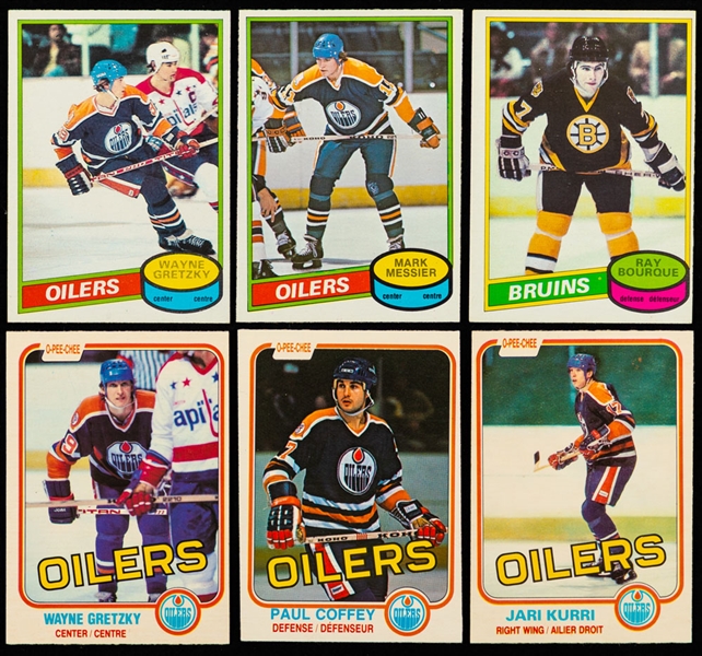 1980-81 and 1981-82 O-Pee-Chee Hockey Complete Sets