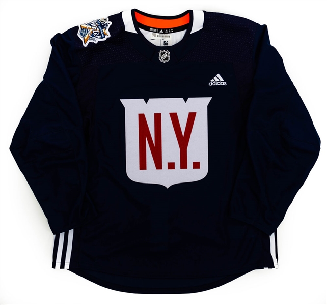 New York Rangers 2018 Winter Classic Team-Issued Practice Jersey 
