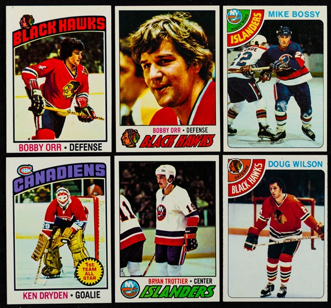 1976-77, 1977-78 and 1978-79 Topps Hockey Complete High Grade Sets / Near Complete Sets (3)