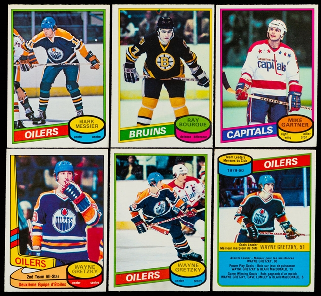 1980-81 O-Pee-Chee Hockey Complete 396-Card Set and 1984-85 O-Pee-Chee Hockey Near Complete Set (395/396)