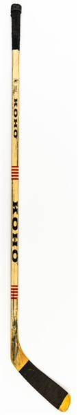 Larry Robinsons Mid-1980s Montreal Canadiens Koho Game-Used Stick