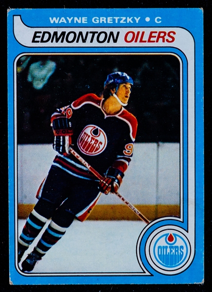 1979-80 Topps Hockey Card #18 HOFer Wayne Gretzky Rookie