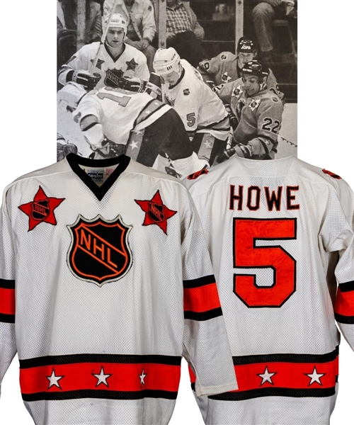 Mark Howes 1981 NHL All-Star Game Wales Conference Game-Worn Jersey with LOA