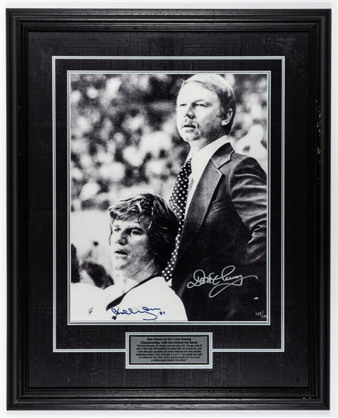Bobby Orr & Don Cherry Boston Bruins Signed Limited-Edition #129/199 Framed Photo Display with LOA (26” x 32”)