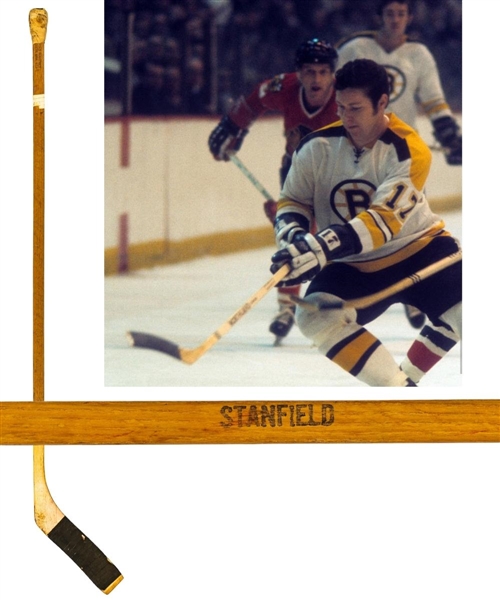 Fred Stanfield’s 1969-70 Boston Bruins Stanley Cup Champions Team-Signed Northland Game-Used Stick 