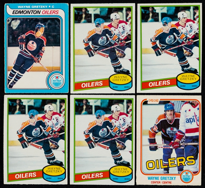 Wayne Gretzky Mostly 1980s O-Pee-Chee Hockey Card Collection (Approx. 1200) Including 1979-80 O-Pee-Chee Rookie Card