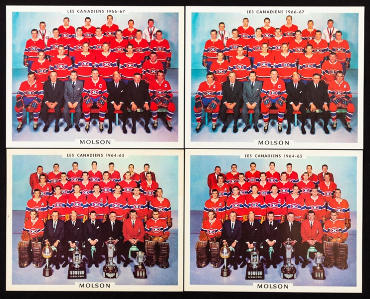 Montreal Canadiens 1953-1967 Molson Team Photo Collection