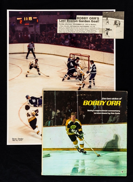 Bobby Orr Boston Bruins Memorabilia Collection 
