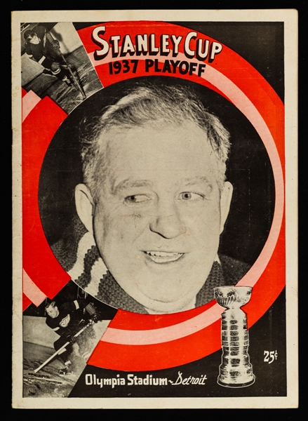 Detroit Olympia 1937 Stanley Cup Finals Program