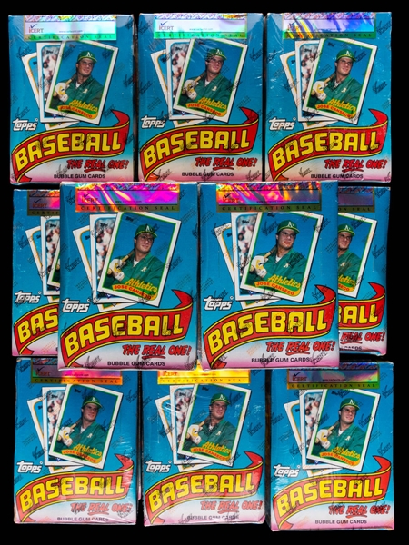 1989 Topps Baseball Wax Boxes (20) - iCert Certified from Sealed Case