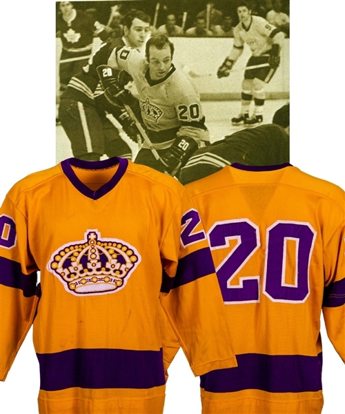 Dick Duffs 1969-70 Los Angeles Kings Game-Worn Jersey - Photo-Matched!