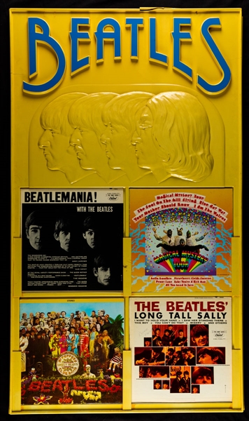 Scarce 1977 Capitol Record / EMI of Canada Beatles Hollywood Bowl Store Display (48" x 28")