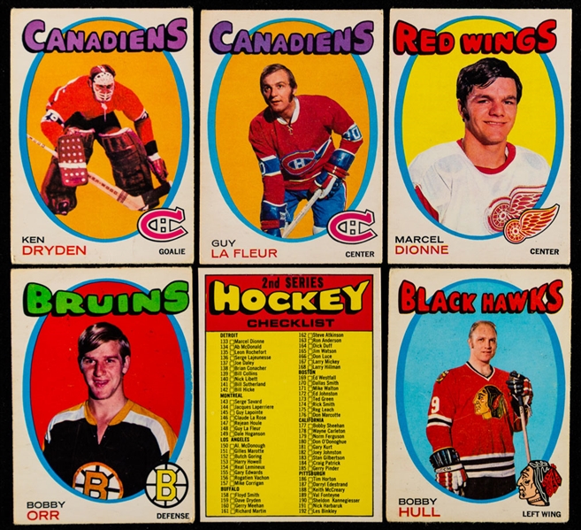 1971-72 O-Pee-Chee Hockey Complete 264-Card Set