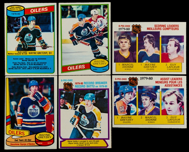 Wayne Gretzky 1980-81 to 1983-84 O-Pee-Chee Hockey Cards (29 - No Duplicates)