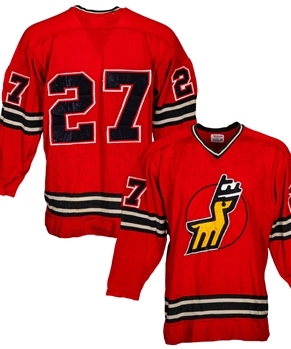 WHA Michigan Stags 1974-75 Game Jersey - First and Only Season for Team in WHA!