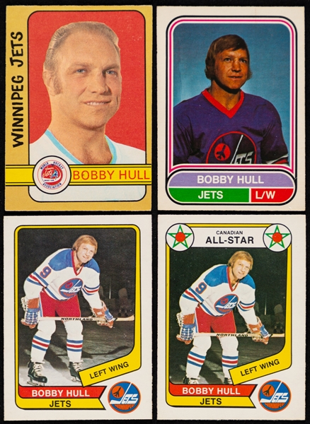 Bobby Hull, Dennis Hull and Brett Hull Hockey Cards (100+) 