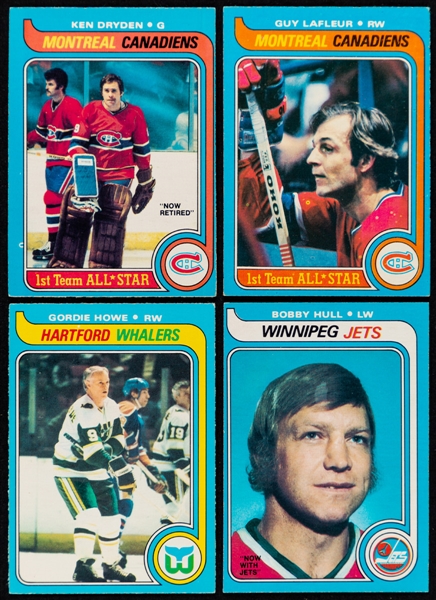 1979-80 O-Pee-Chee Hockey Near Complete Set (395/396)