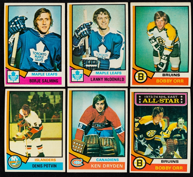 1974-75 Topps Hockey Complete 264-Card Set
