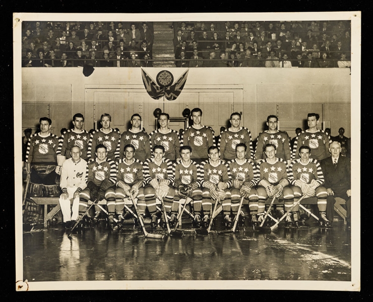 Vintage 1947 NHL All-Star Game Team Photo by Turofsky 