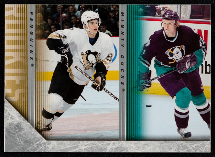 2005-06 Upper Deck Young Guns Checklist Hockey Card #242 Sidney Crosby/Corey Perry Rookie - Misprint Card