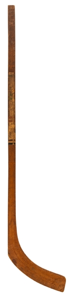 Circa 1910 Spalding Championship One-Piece Paper Label Hockey Stick 