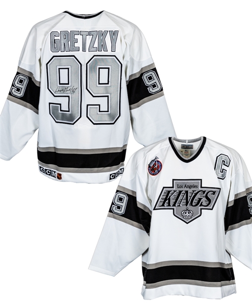 Wayne Gretzky Signed 1992-93 Los Angeles Kings Captains Jersey with COA