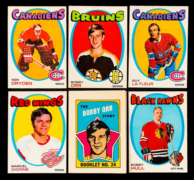 1971-72 O-Pee-Chee Hockey Complete 264-Card Mid-to-High Grade Set and Near Complete Booklet Set (20/24)