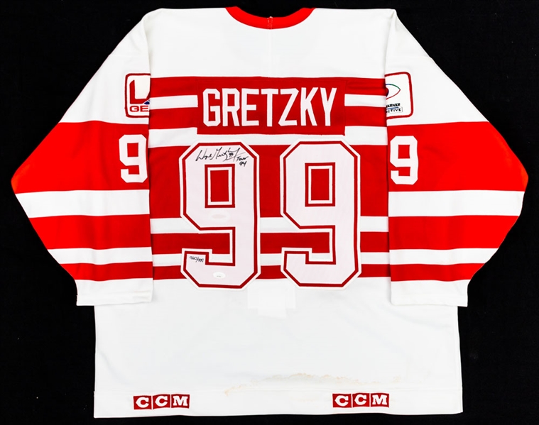Wayne Gretzky Signed "Ninety-Nine Tour" Limited-Edition Jersey #960/999 with JSA LOA