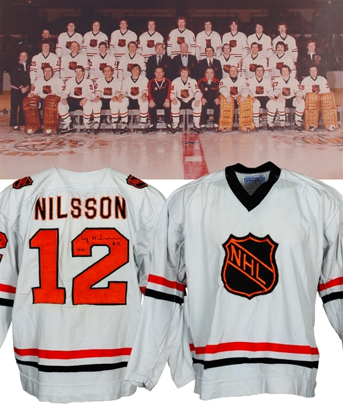 Ulf Nilssons 1979 Challenge Cup NHL All-Stars Signed Game-Worn Jersey from His Personal Collection with His Signed LOA