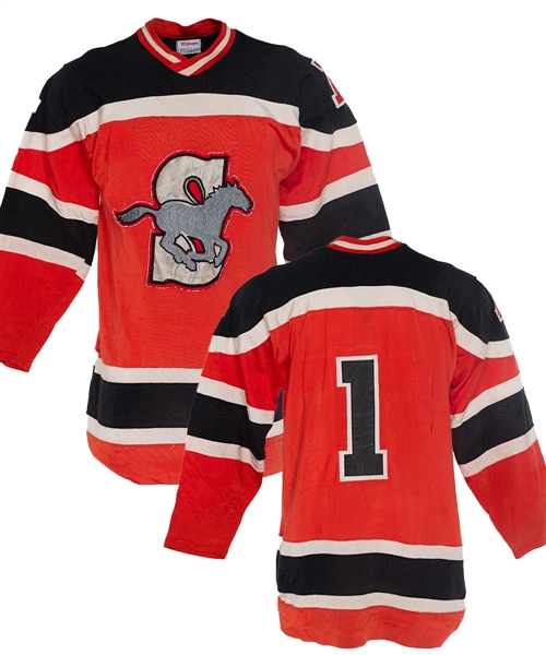 Circa Early-to-Mid-1970s WCJHL/PJHL Surrey Stampeders Game-Worn Jersey