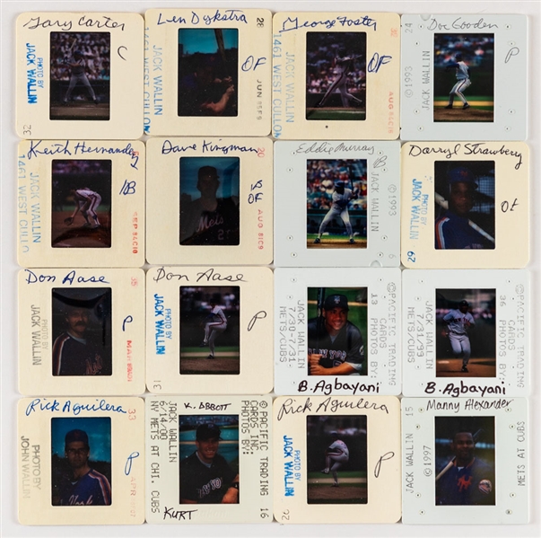 New York Mets 1981 to 2000 35mm Colour Transparency Slide Collection of 440