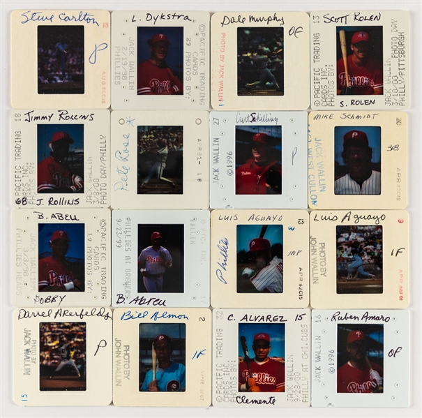 Philadelphia Phillies 1981 to 2000 35mm Colour Transparency Slide Collection of 370