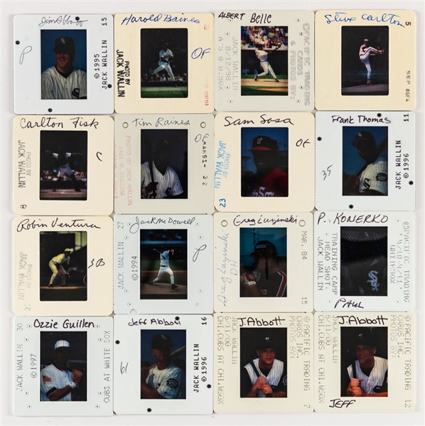 Chicago White Sox 1981 to 2000 35mm Colour Transparency Slide Collection of 350