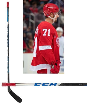 Dylan Larkins 2021-22 Detroit Red Wings CCM Jetspeed Game-Used Stick 