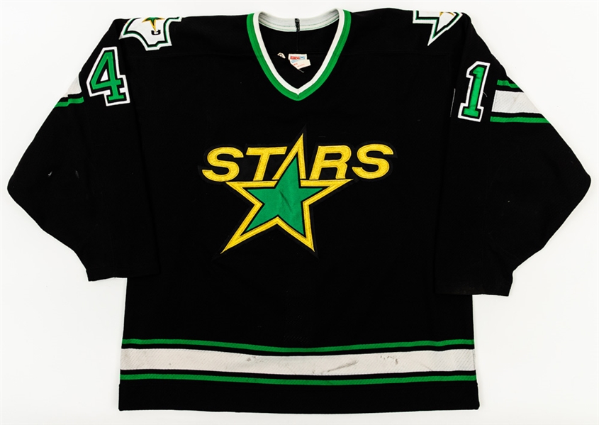 Brent Gilchrist’s 1993-94 Dallas Stars Signed Inaugural Season Game-Worn Jersey 