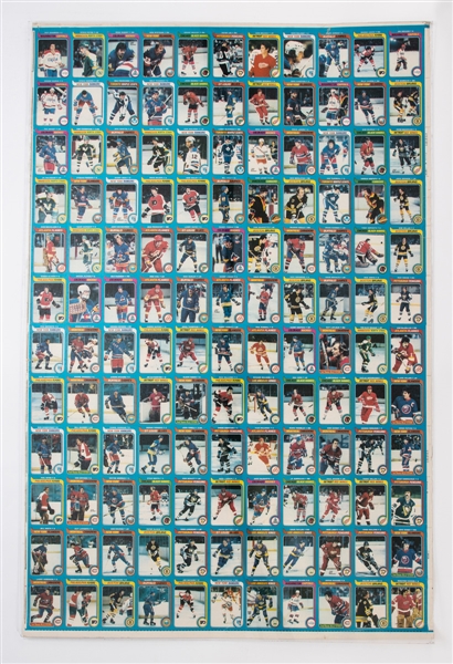 1977-78 O-Pee-Chee Hockey (5) and 1979-80 O-Pee-Chee Hockey (2) Uncut Sheets