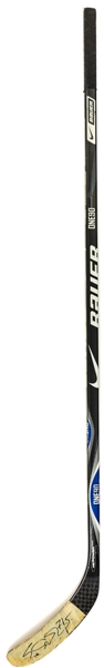 Evgeni Malkins 2007-08 Pittsburgh Penguins Signed Bauer ONE90 Pre-Season Game-Used Stick