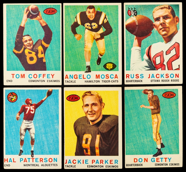 1959 Topps CFL Complete 88-Card Set