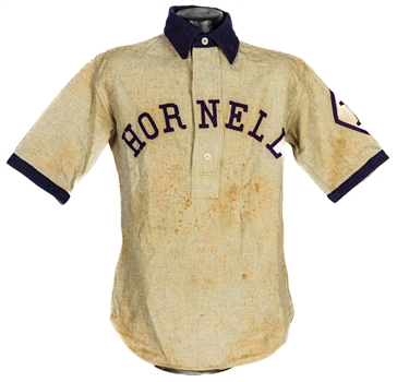 Early-1900s Hornell, NY Full Collar D&M Baseball Uniform 
