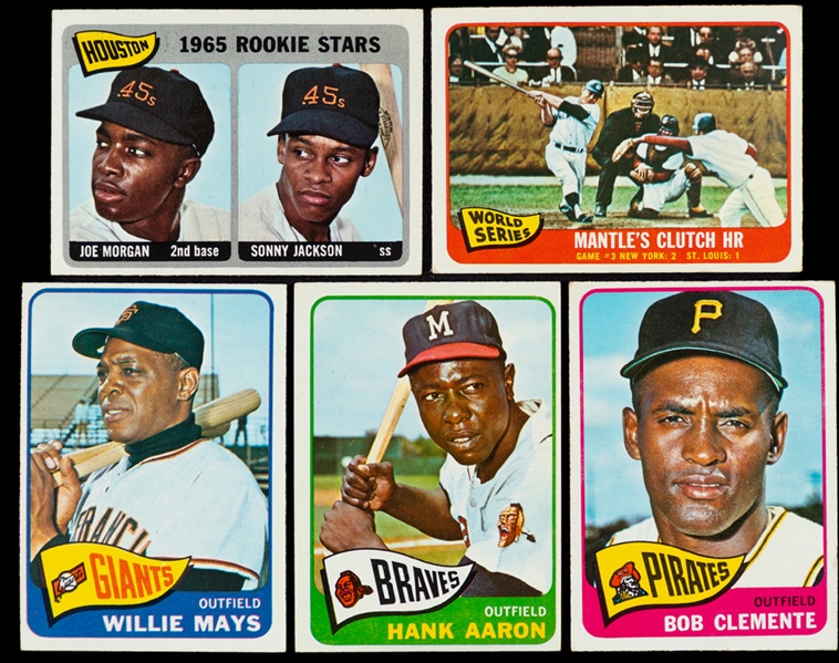 1965 O-Pee-Chee Baseball Complete 283-Card Set Plus Extras