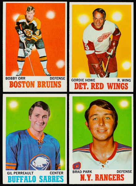 1970-71 Topps Hockey Complete Mid-to-High-Grade 132-Card Set