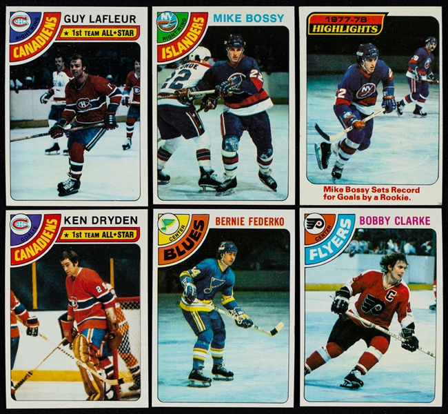 1977-78 and 1978-79 Topps Hockey Complete Mid-to-High-Grade Sets