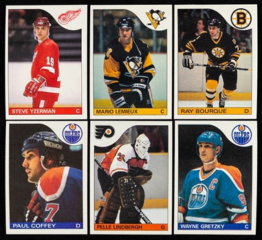 1985-86 Topps Hockey Complete Mid-To-High-Grade 165-Card Set  