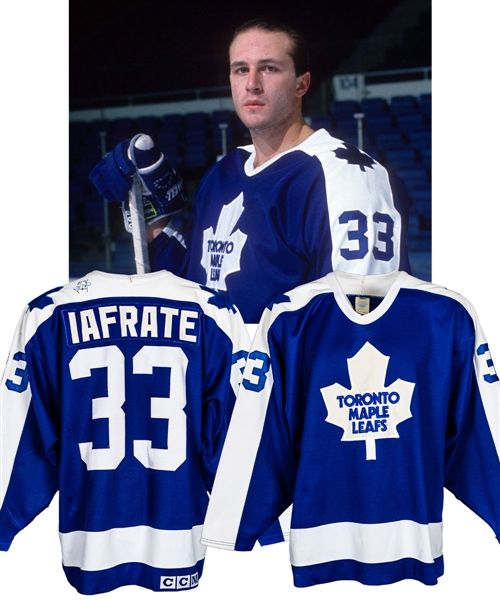 Al Iafrates 1990-91 Toronto Maple Leafs Signed Game-Worn Jersey with Team LOA