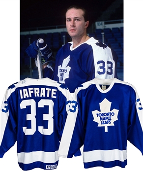 Al Iafrates 1990-91 Toronto Maple Leafs Signed Game-Worn Jersey with Team LOA