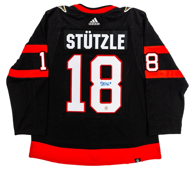 Tim Stutzle Signed Ottawa Senators Jersey with COA