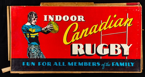 Scare Vintage 1942 Indoor Canadian Rugby Board Game by Kings Games in Original Box
