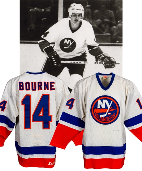 Bob Bournes 1980-81 New York Islanders Game-Worn Stanley Cup Finals Jersey - Video-Matched!