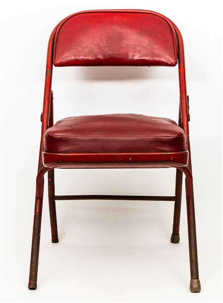 Original Detroit Olympia Single Red Folding Chair/Seat 