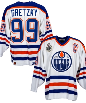 Wayne Gretzky Signed Edmonton Oilers Limited-Edition Jersey with "The Great One" Commemorative Patch #191/499 with UDA COA